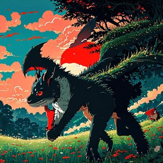 Meadow dragon art